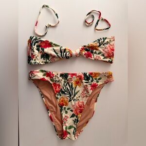 J. Crew - EUC - floral bikini - size small
